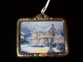 Thomas Kinkade, Painter of Light Victorian Christmas III – 1999 Hallmark Ornament QX6047