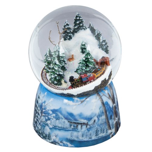 Musical 6″ Winter Wonderland Glitterdome Water Globe (Train)