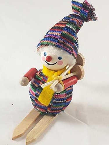 Steinbach Quality collectible 3″ Skier Ornament.