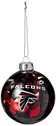 NFL Atlanta Falcons Large Tinsel Ball Ornament