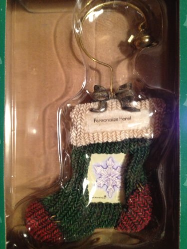 Boyds Bears Knitted Stocking Picture Frame Ornament