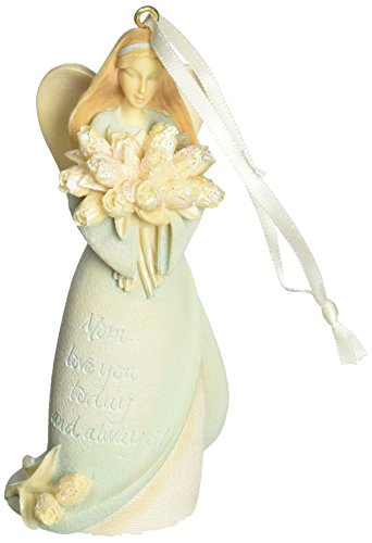 Enesco Foundations Mother Angel Ornament 4.13 In