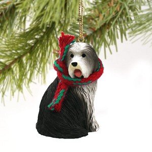 Bearded Collie Miniature Dog Ornament