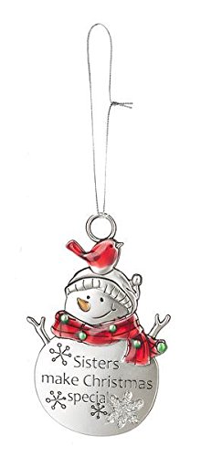 GANZ Snow Pals Ornament – Sisters Make Christmas Special – Ornament Christmas Sentimental Gift EX26750