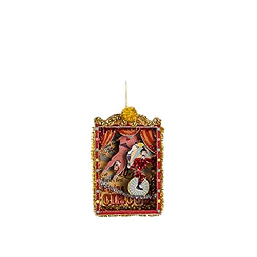 One Hundred 80 Degrees Circus Theme Hanging Paper Ornament (Juggler)