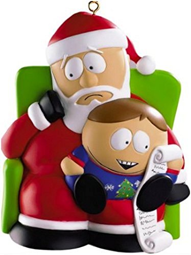 Carlton Cards Heirloom South Park Cartman and Santa Claus Christmas Ornament