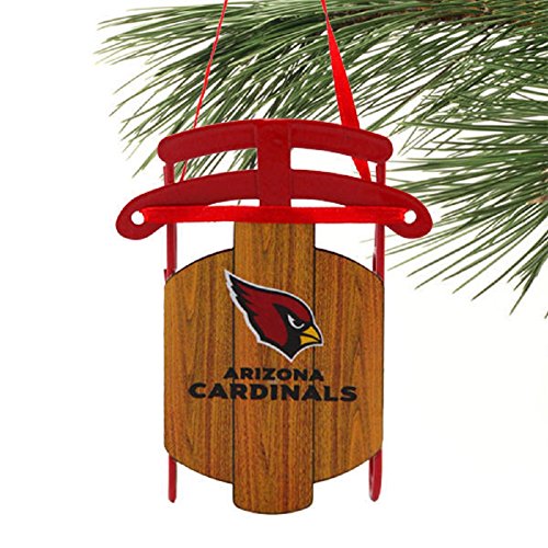 Arizona Cardinals – Metal Sled Ornament