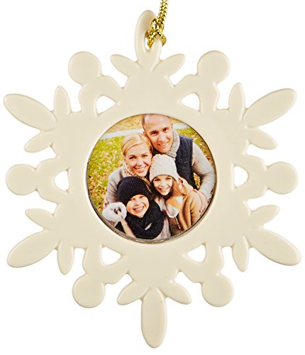 Lenox Cheerful Selfie Snowflake Frame Ornament