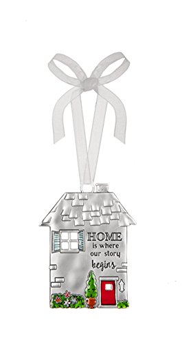 Home is Where Our Story Begins House Shaped Ornament – By Ganz
