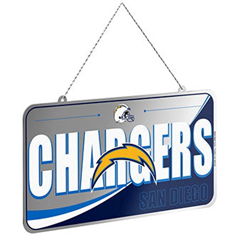 Forever Collectibles NFL Team License Plate Ornaments (Chargers)