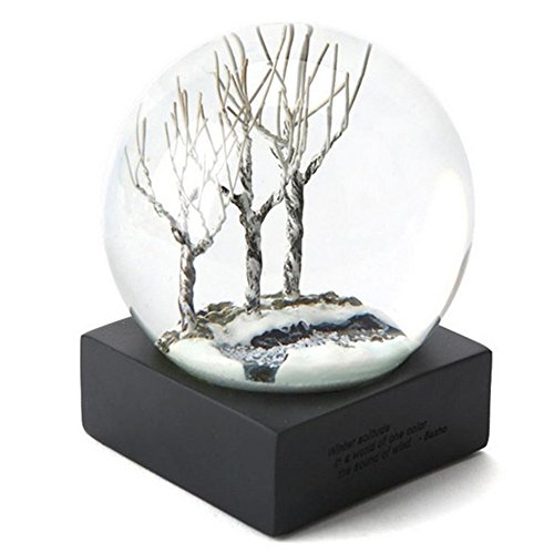 [BLACK FRIDAY] Putars Crystal Meditation Ball Globe with Free Crystal Stand Clear Home Decoration Crystal Ball (winter)