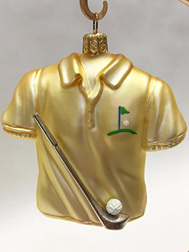Ornaments to Remember: GOLF SHIRT Christmas Ornament (w/Club and Ball)