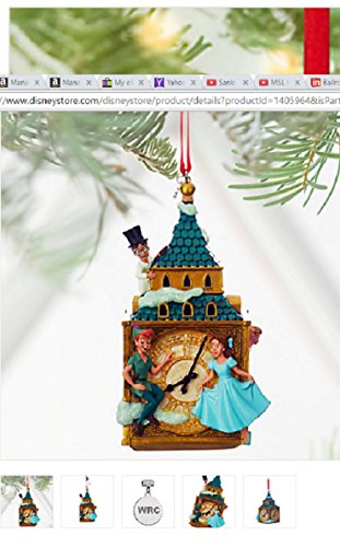 Disney – Peter Pan and Darling Children Sketchbook Ornament – New