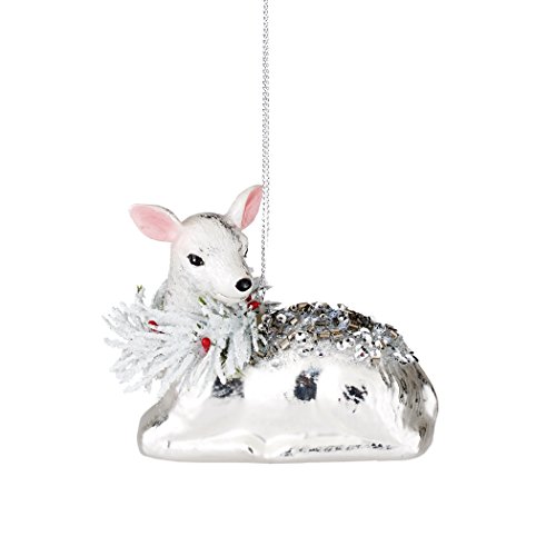 Department 56 Forest Frost by Deer Ornament 3 In