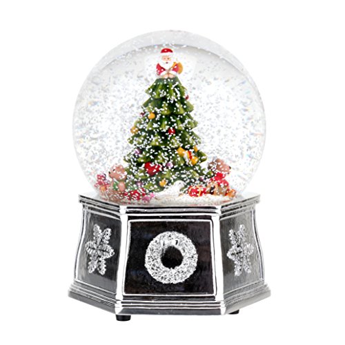 Spode Christmas Tree 2016 Annual Edition Musical Tree Snow Globe, Small