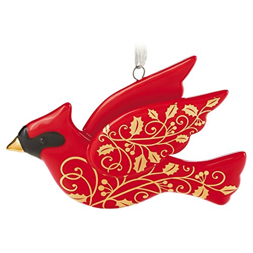 Hallmark 2016 Christmas Ornaments Red and Gold Christmas Cardinal 2016