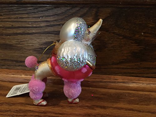 RAZ Imports – Multicolored Glass Dog Ornaments – Poodle