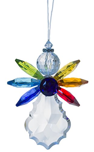 Crystal Expressions 4.5 Inch Acrylic Rainbow Angel Ornament