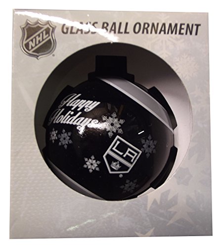 Forever Collectibles NBA, NFL, MLB and NHL Glass Ball Ornaments (Los Angeles Kings)