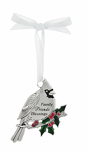 GANZ Cardinal Ornament – Family, Friends, Blessings – Ornament Christmas Sentimental Gift EX26571