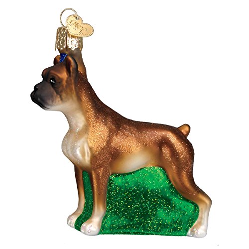 Old World Christmas Boxer Glass Blown Ornament