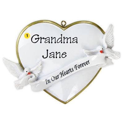 In Our Hearts Christmas Forever Personalized Christmas Ornament