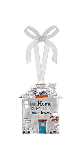 Our Home is Made of Love + Dreams House Shaped Ornament – By Ganz