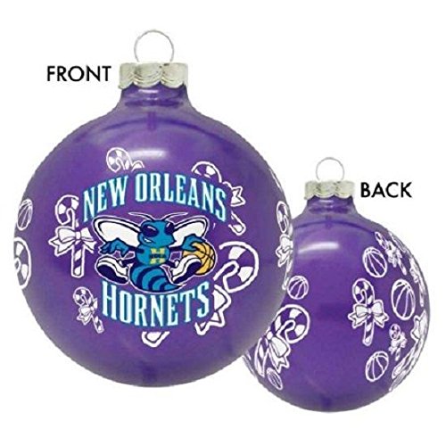 New Orleans Hornets NBA Basketball Glass Christmas Ornament Holiday Decoration