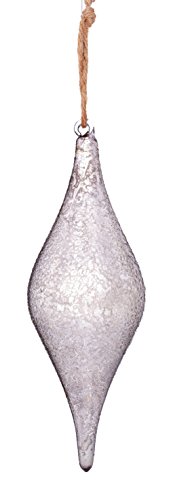 Sage & Co. XAO19624SV Water Glass Finial Ornament (4 Pack)