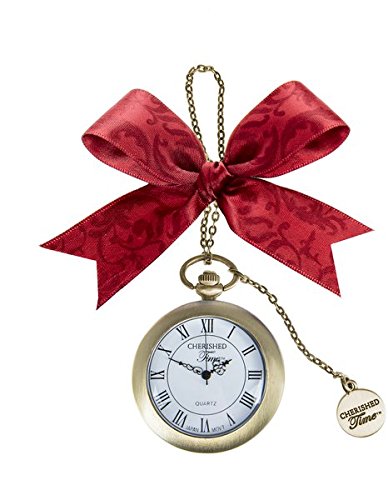 Ganz Christmas Holiday Cherished Time Clock Pocket Watch Ornament CT (CT02)