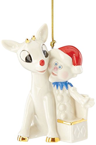 Lenox ‘Rudolph the Red Nosed Reindeer’ Rudolph and Charlie Ornament