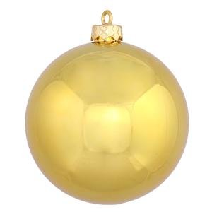 Vickerman 8″ Gold Shiny Ball Ornament