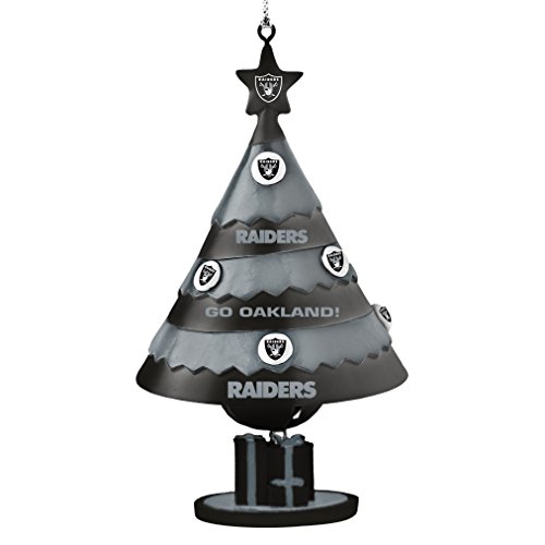 NFL Oakland Raiders Tree Bell Ornament