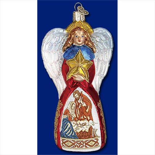 Old World Christmas Ornament Glistening Nativity Angel