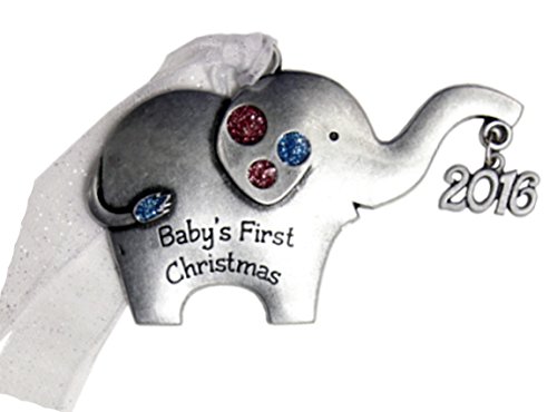NEW! 2016 Elephant Babys First Christmas Ornament by Gloria Duchin