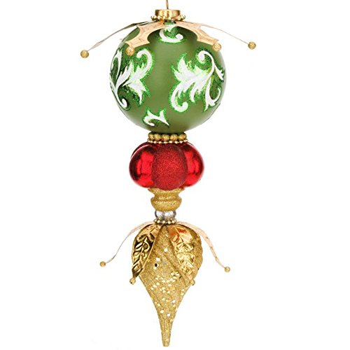 Mark Roberts Christmas Ornament 14 inch Festive Ball Ornament-Green