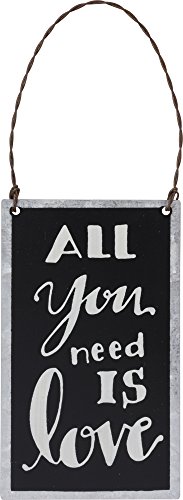 Primitives By Kathy all you need is love 2.5″ x 4″ Ornament
