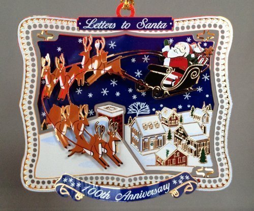 USPS Letters to Santa 100th Anniversary Ornament by ChemArt for USPS