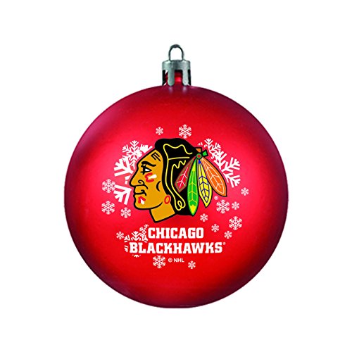 Chicago Blackhawks NHL Topperscot Snowflake Shatterproof Christmas Ornament