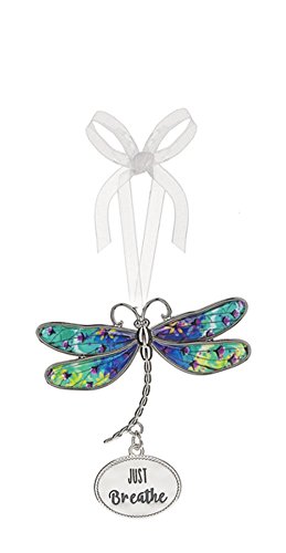 Just Breathe Colorful Wings Dragonfly Ornament – By Ganz