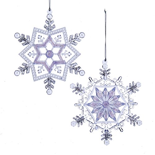 Kurt Adler Frosted Kingdom Snowflake Ornament