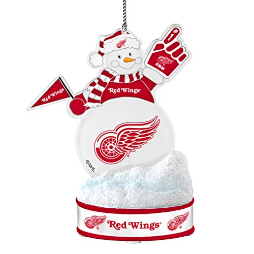 NHL Detroit Red Wings LED Snowman Ornament