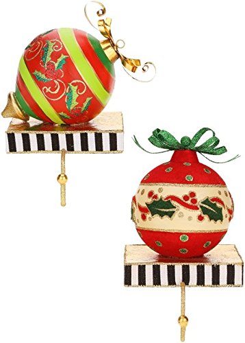 Mark Roberts Ornaments Stocking Holders, Set of 2