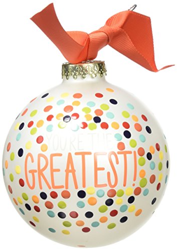 Coton Colors You’re the Greatest Glass Ornament