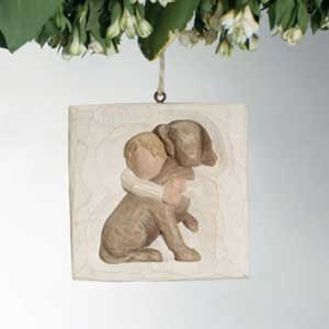 Hug Ornament by Willow Tree