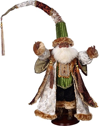 Mark Roberts Christmas African-American Candlelight Santa 27 Inches
