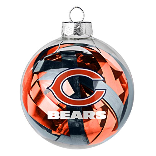 NFL Chicago Bears Large Tinsel Ball Ornament