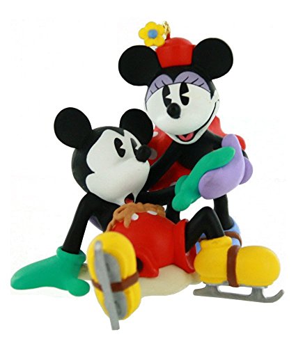 1997 New Pair of Skates Mickey and Minnie Disney Hallmark Ornament
