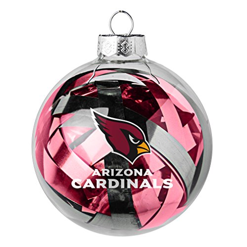 NFL Arizona Cardinals Large Tinsel Ball Ornament