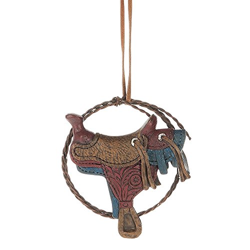 Midwest-CBK Cowboy Western Saddle with Wire Ornament